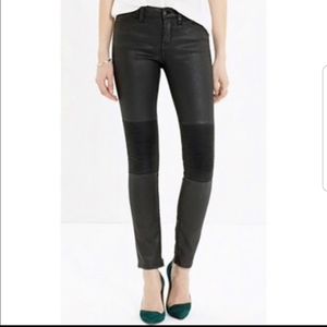 Madewell moto jean with zipper